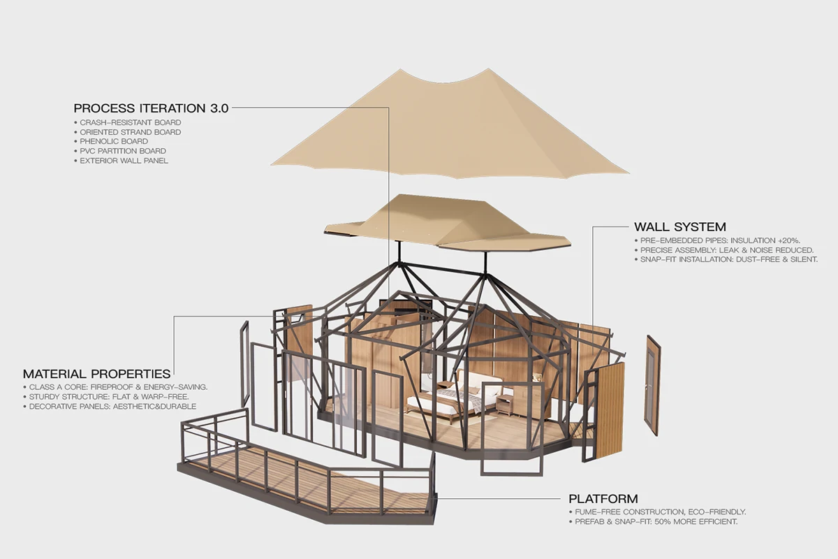 M40 yards_hotel tent disassembly